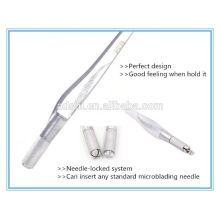 Clear Handtool 3D sobrancelha caneta tatuagem micro blading bordado caneta